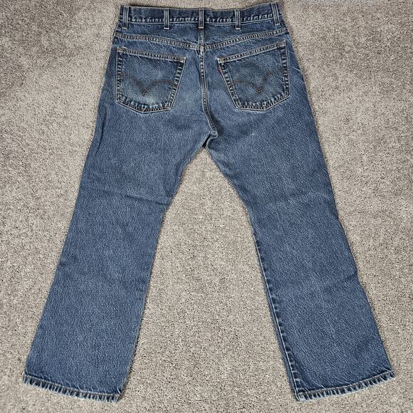 Vtg Levis 517 Jeans Mens 36x30 (Tag 38x30) Blue Bootcut Cowboy Western Cowboy - Picture 2 of 13
